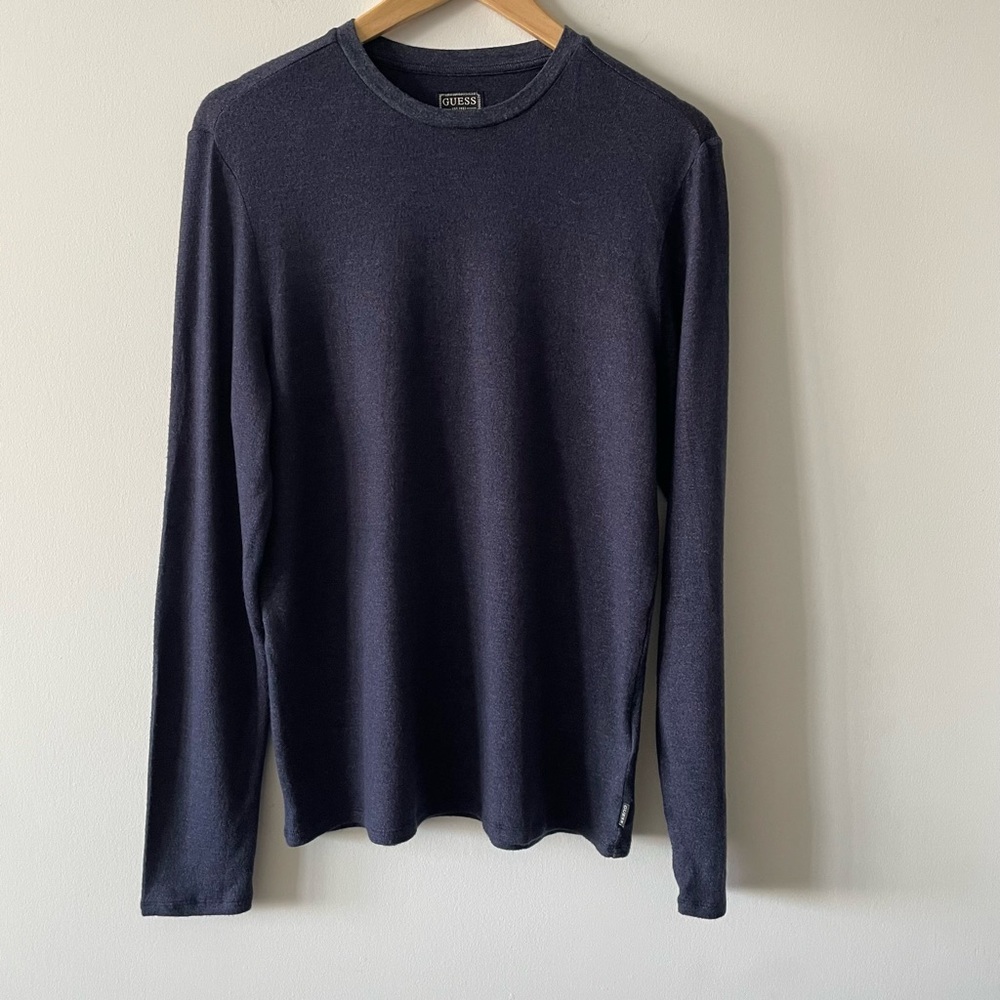 GUESS Men’s Long Sleeve Cozy Tee